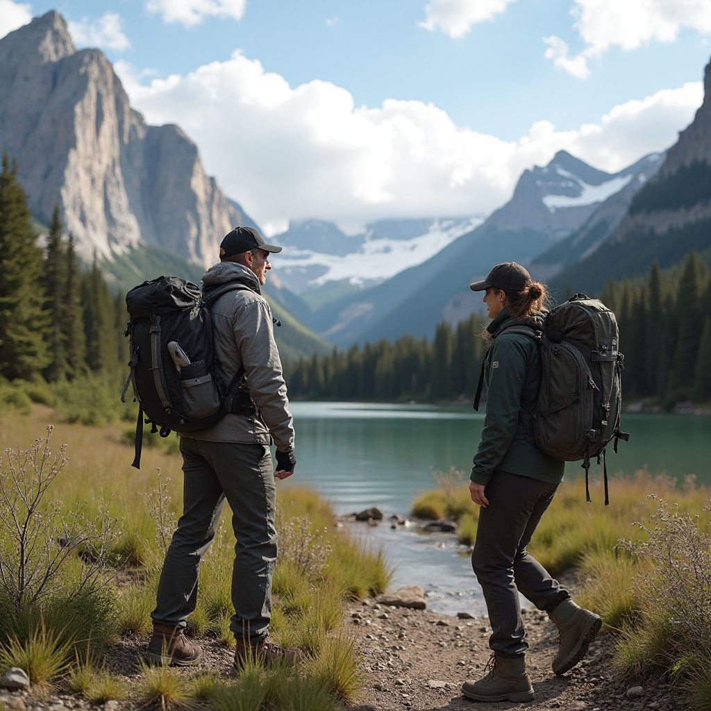 Founding moment of TrailNorth Adventures in Canadian Rockies